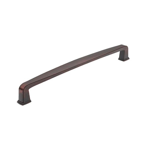 Charlemagne Collection 7-9/16 in. (192 mm) Classic Brushed Oil-Rubbed Bronze Curved Cabinet Bar Pull