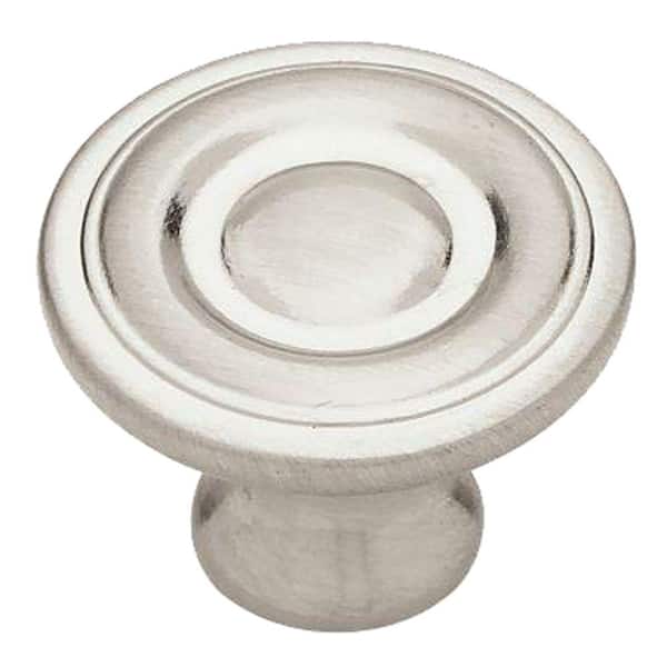 Liberty 10-Pack 1-1/4 in. (32mm) Satin Nickel Ring Round Cabinet Knob