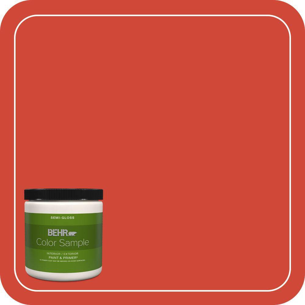 8 oz. #P180-7 Top Tomato Semi-Gloss Interior/Exterior Paint & Primer Color Sample price history on PriceWatchPro