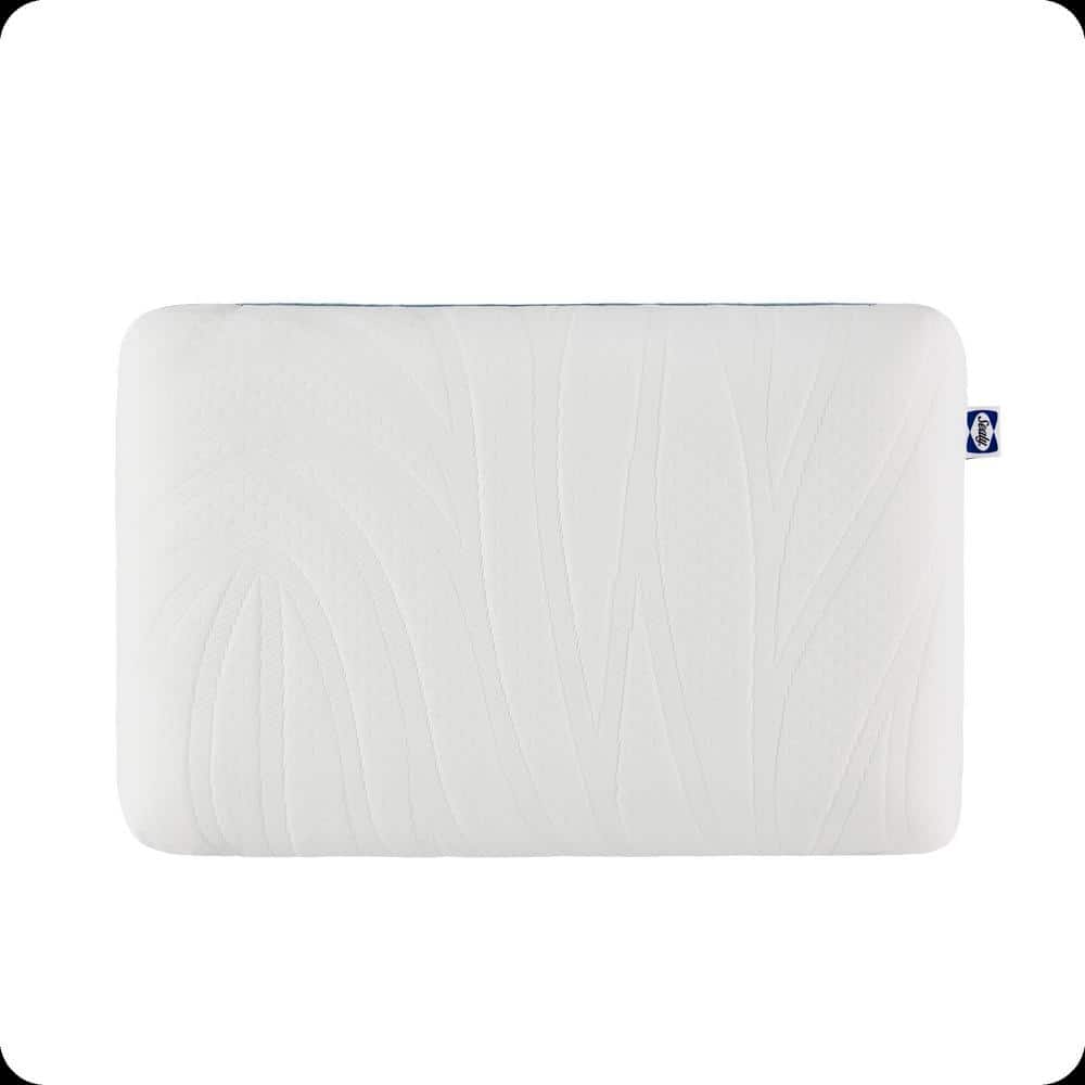 Sealy Dreamlife Standard White Memory Foam Bed Pillow