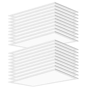 2 ft. x 4 ft. 7800 Lumens Integrated LED Panel Light, 5000K White Color (20-Pack)