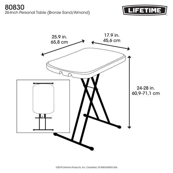 lifetime table 26 inch