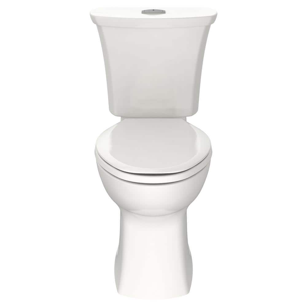Edgemere White Dual Flush Elongated Two-Piece Toilet