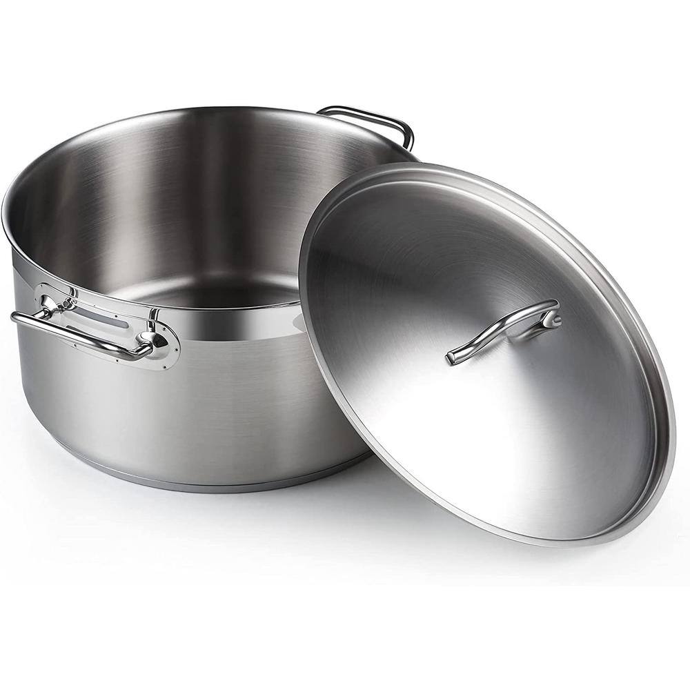 9 Quart Stainless Steel Dutch Oven with Lid