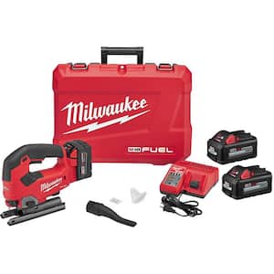 M18 FUEL 18-Volt Lithium-Ion Brushless Cordless Jig Saw Kit with Two 6.0Ah Batteries