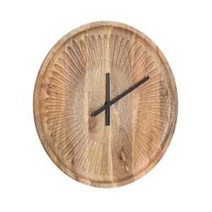 Grear Natural Wood Analog Wall Clock