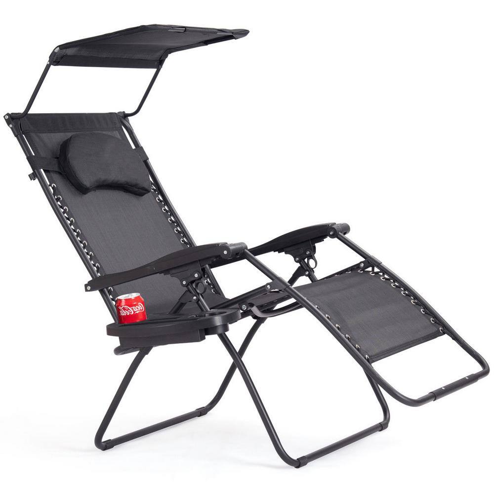 lounge chair with awning