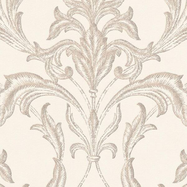 Graham & Brown Pearl and Beige Oxford Wallpaper