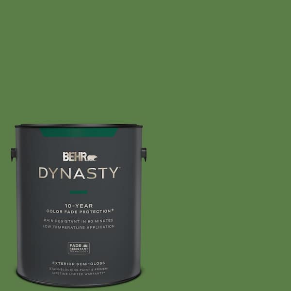 BEHR DYNASTY 1 gal. #S-H-430 Mossy Green Semi-Gloss Exterior Stain