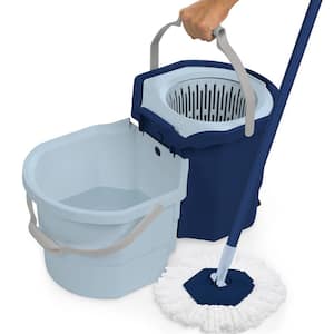 Rubbermaid Commercial Products 18 in. Disposable Microfiber Mop Kit 2182497  - The Home Depot