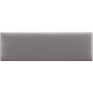 Plush Velvet Platinum Grey Twin-King Upholstered Headboards/Accent Wall Panels
