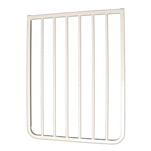 30 in. H x 21.75 in. W x 2 in. D Extension for Stairway Special or Auto Lock Gate White