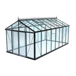 Royal Victorian VI36 10 ft. x 20 ft. Glass Greenhouse Black