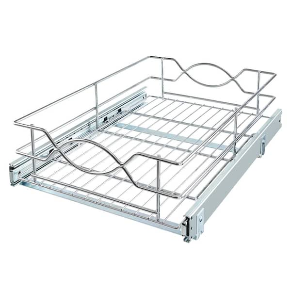 Home Decorators Collection 14 in. W Wire Pull-Out Basket