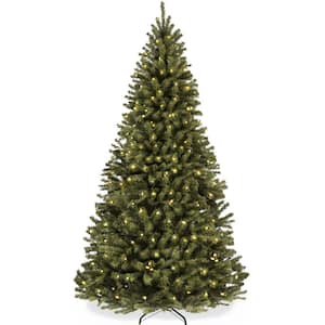 6 ft. Pre-Lit Incandescent Spruce Artificial Christmas Tree with 250 Warm White Lights