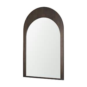 Celeste 1 in. W x 48 in. H Dark Brown Medium Arched Mirror