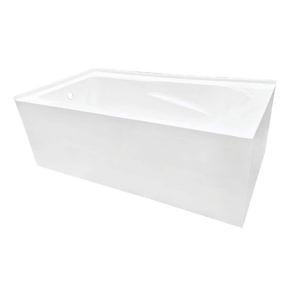60 in. x 32 in. Soaking Bathtub with Left Drain in White price history on PriceWatchPro