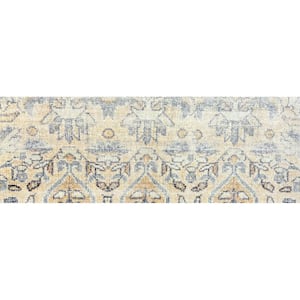 Sweet Curry Gray White 2 ft. 3 in. x 1 ft. 5 in. Small Mat Washable Floor Mat Terra Cotta Area Rug