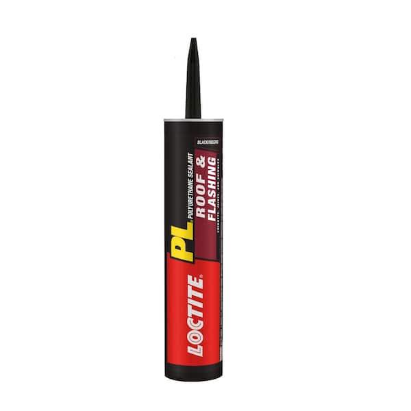 Loctite PL Roof and Flashing 10 oz. Polyurethane Sealant Black Cartridge