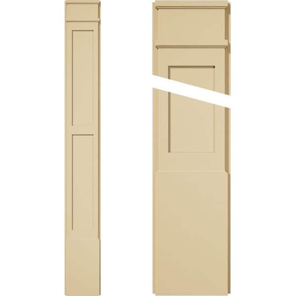 Ekena Millwork 2 in. D x 10 in. W x 82 in. L Primed Polyurethane Pilaster 1- Pack