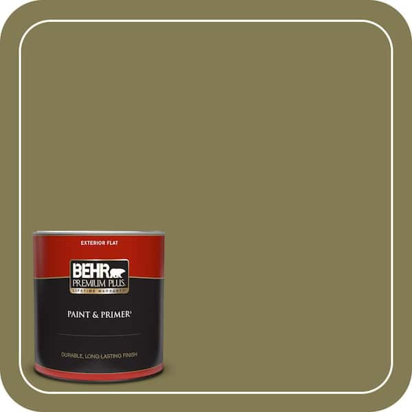 BEHR PREMIUM PLUS 1 qt. Home Decorators Collection #HDC-AC-16A Fern Grove Flat Exterior Paint & Primer