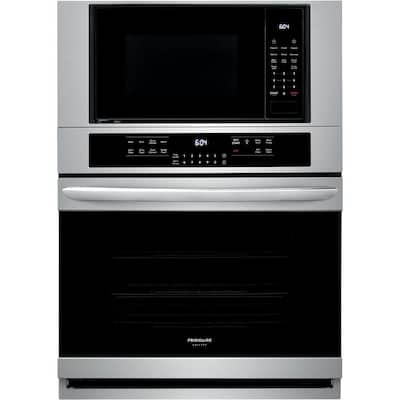 Gallery 30 in. Electric True Convection Wall Oven with Built-In Microwave in Stainless Steel