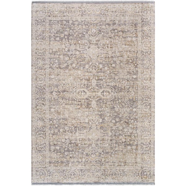 Livabliss Rivaldo Brown Doormat 2 ft. x 4 ft. Indoor Area Rug