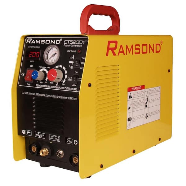 Ramsond 3-in-1 Multi-Function Digital Inverter Plasma Cutter with TIG Welder and ARC (MMA)