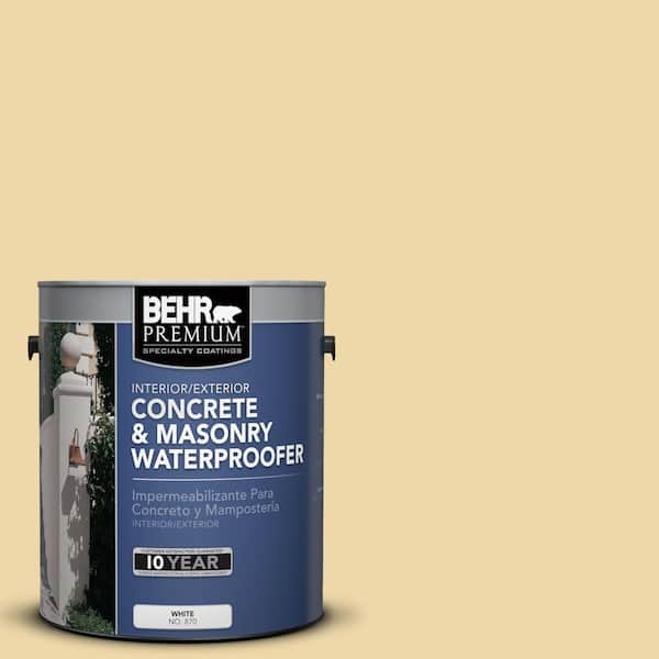 BEHR Premium 1 gal. #BW-30 Sahara Gold Concrete and Masonry Waterproofer