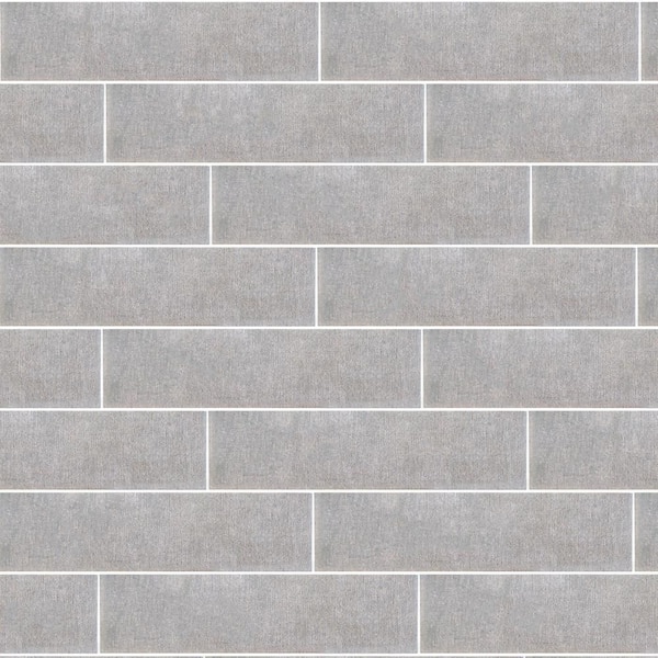 Cambric Charcoal 4 in. x 16 in. Textured Subway Ceramic Wall Tile (10.333 sq. ft./Case)