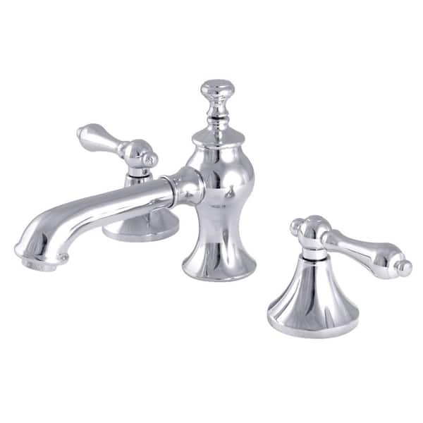 Kingston Brass Vintage 8 in. Widespread 2-Handle Bathroom Faucet in ...