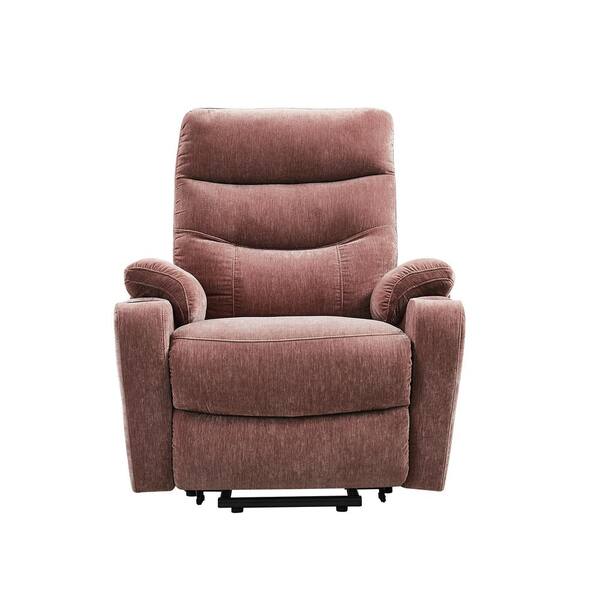 Blue Electric Lift Recliner Sofa with 2-Side Pockets and Cup