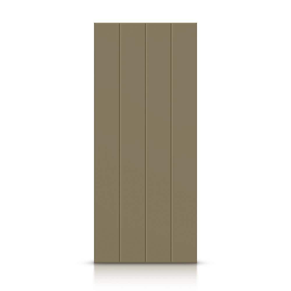 24 in. x 80 in. Hollow Core Olive Green Painted Composite MDF Interior Door Slab price history on PriceWatchPro
