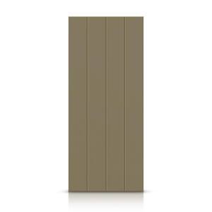 30 in. x 80 in. Hollow Core Olive Green Painted Composite MDF Interior Door Slab