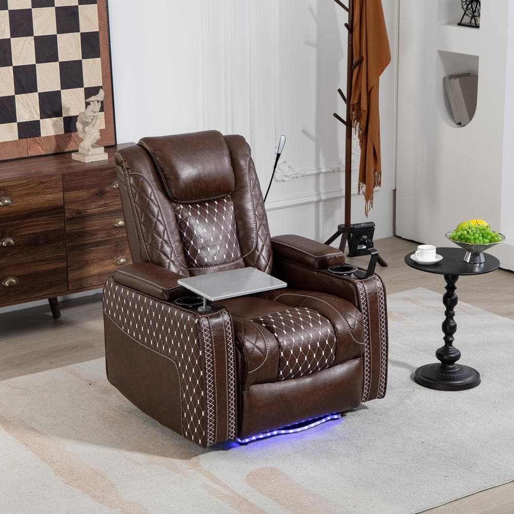 Luxury Zero Gravity Recliner with Smart Controls, Storage Compartments, and