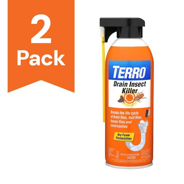 8 oz. Drain Insect Killer Aerosol Spray (2-Pack)