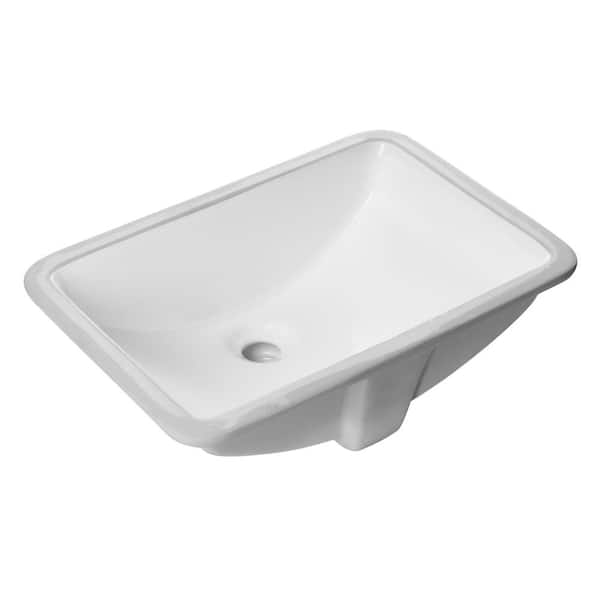 Dyconn 15 in. x 21 in. Vessel Sink in White