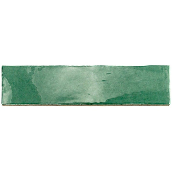 Ivy Hill Tile Catalina Green Lake 3 in. x .31 in. Ceramic Wall Tile Sample