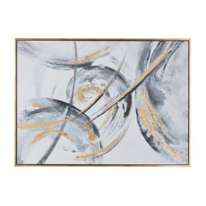 SALE Large Framed XL Multi Split Panels Set Canvas Modern Hand Painted Abstract 