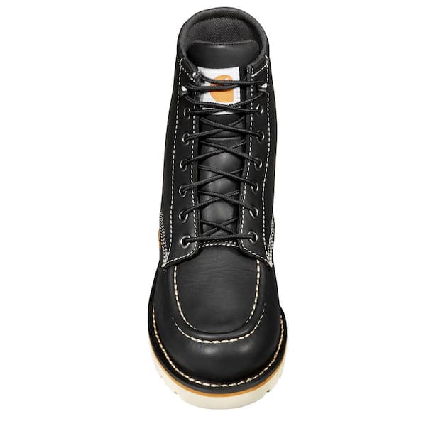 black soft toe work boots