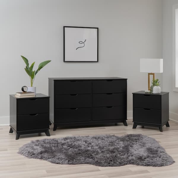 Black dresser decor sales