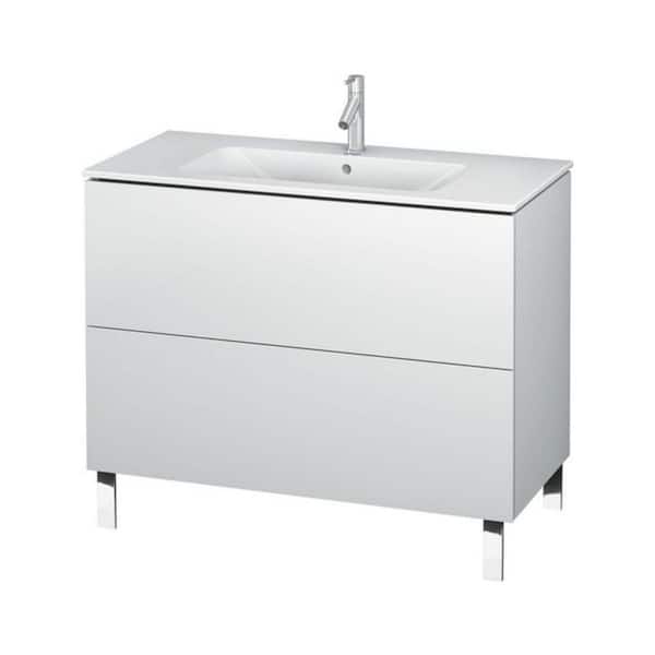 Duravit L-Cube 18.88 in. W x 40.13 in. D x 27.75 in. H Bath Vanity Cabinet without Top in White Matte