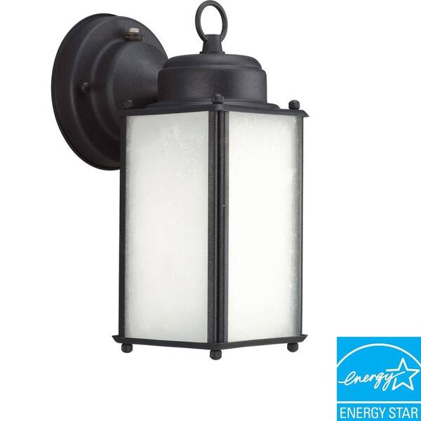 Progress Lighting Roman Coach Collection Black 1-light Wall Lantern-DISCONTINUED