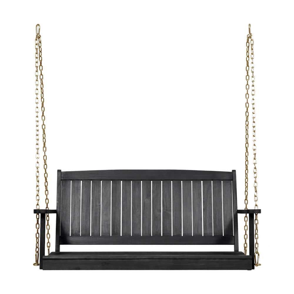 48.25 in. Seats 2-People Wood Patio Swing Porch Swing