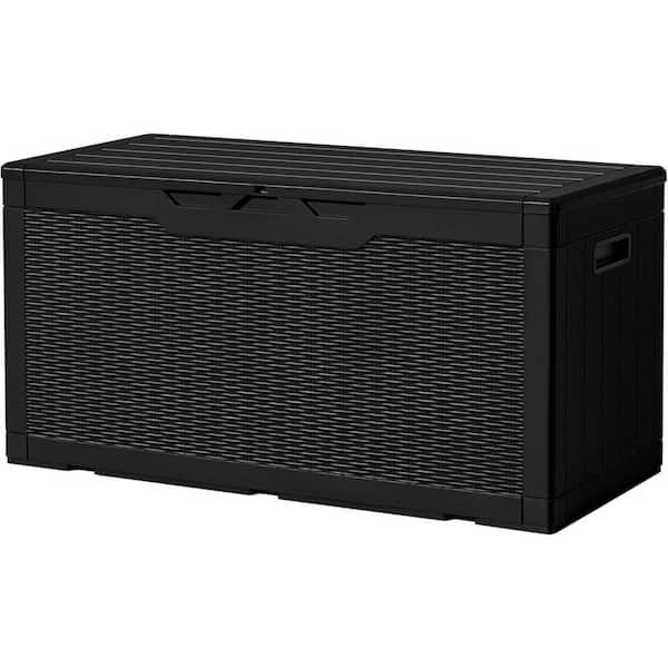 97 Gal. Resin Deck Box Waterproof Storage Box