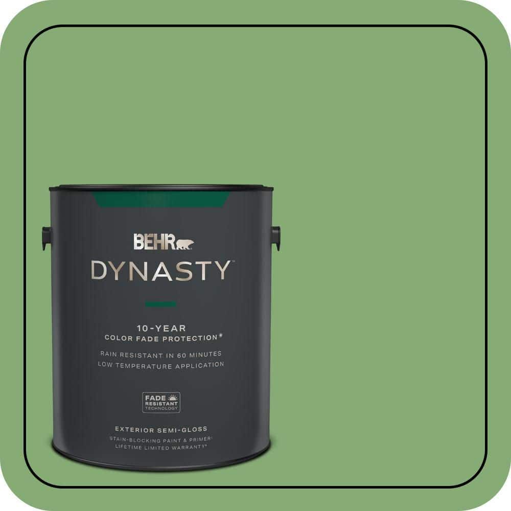 1 gal. #440D-5 Pesto Semi-Gloss Exterior Stain-Blocking Paint & Primer price history on PriceWatchPro