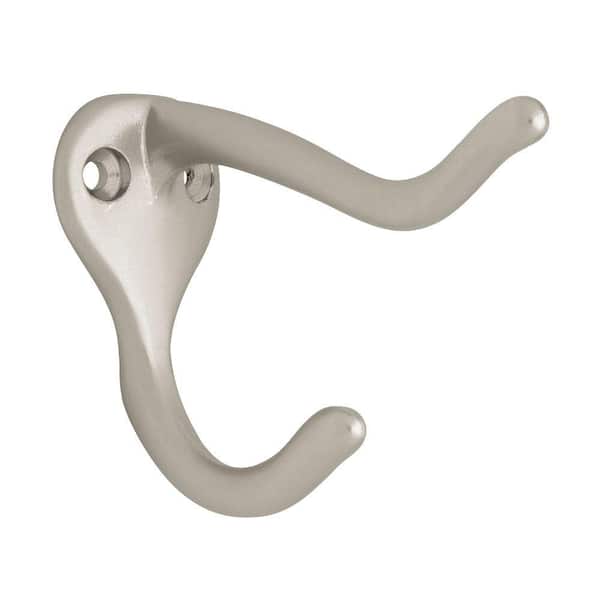 (3-Pack) 3-1/2 Heavy Duty Coat and Hat Hook White
