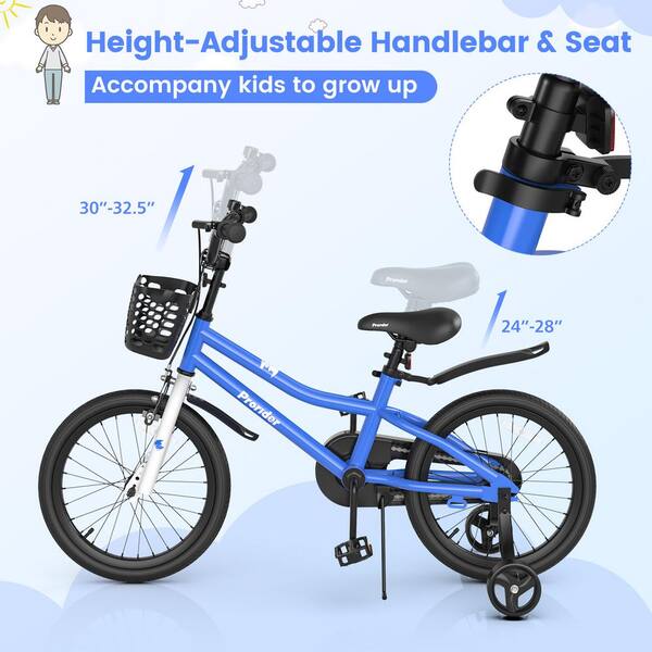 ペリ ７０cm Costway 18 in. Kid's Bike with Removable Training Wheels and