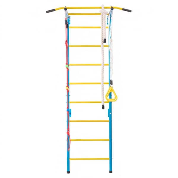 SKYSHALO Wall Gym for Kids 5 in 1 Steel Indoor Kids Gym for Exercise Climbing Toys