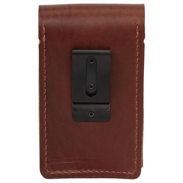 Large Rugged Leather Phone Holder Pouch With Belt Clip & Card Slot – Universal – Unbranded